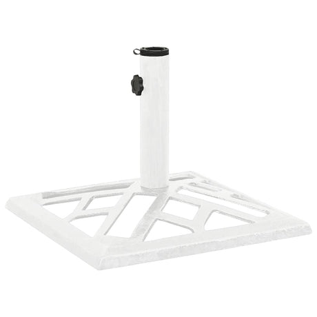 Vidaxl Parasol Fuß 44x44x31 cm Gusseisen weiß