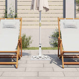 Vidaxl Parasol Fuß 44x44x31 cm Gusseisen weiß