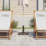 Vidaxl Parasol Fuß 44x44x31 cm Gusseisenbronzefarbe