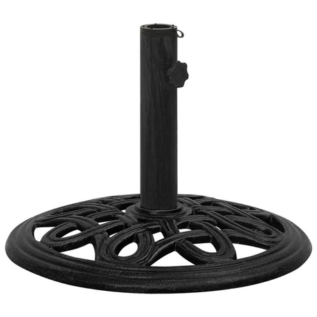 Vidaxl Parasol Foot 44x44x32 cm Gusseisen schwarz