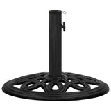 Vidaxl Parasol Foot 44x44x32 cm Gusseisen schwarz