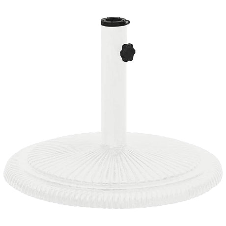 Vidaxl Parasol Fuß 45x45x30 cm Gusseisen weiß