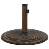Vidaxl Parasol Fuß 45x45x30 cm Gusseisenbronzefarbe