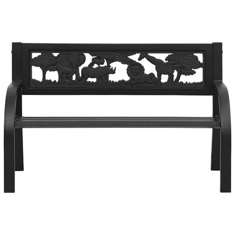 Vidaxl kindertuinbank 86 cm staal