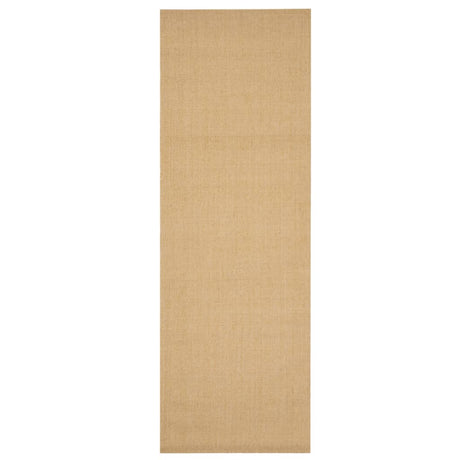 Vidaxl Teppich 66x200 cm Natural Sisal