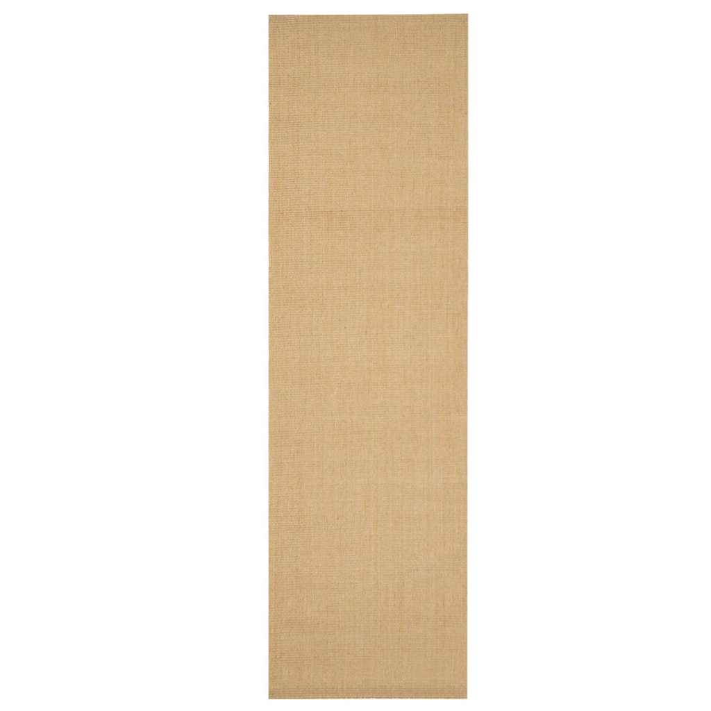 Vidaxl Teppich 100x350 cm Natural Sisal