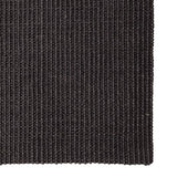 Vidaxl Teppich 66x250 cm Natural Sisal Schwarz