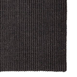 Vidaxl Rug 80x350 cm Natural Sisal Schwarz