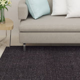 Vidaxl Rug 80x350 cm Natural Sisal Schwarz