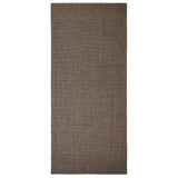 Vidaxl Teppich 66x150 cm Natural Sisal Braun