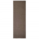 Vidaxl Teppich 66x200 cm Natural Sisal Braun