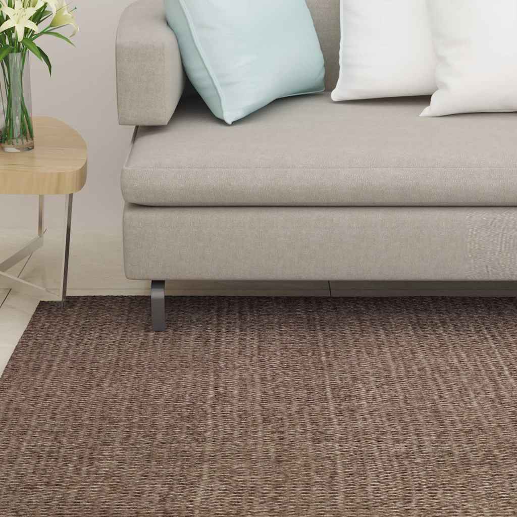 Vidaxl vloerkleed 66x300 cm natuurlijk sisal bruin