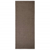 Vidaxl Rug 80x200 cm Natural Sisal Braun