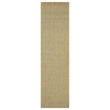 Vidaxl Teppich 66x250 cm Natural Sisal Green
