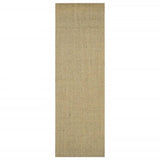 Vidaxl Teppich 80x250 cm Natural Sisal Green