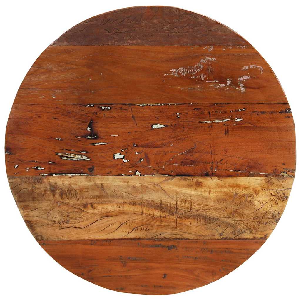 Vidaxl salontafel ø68 cm massief gerecycled hout