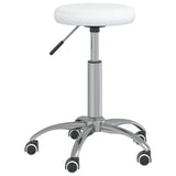 Vidaxl Massagehocker Künstliches Leder weiß