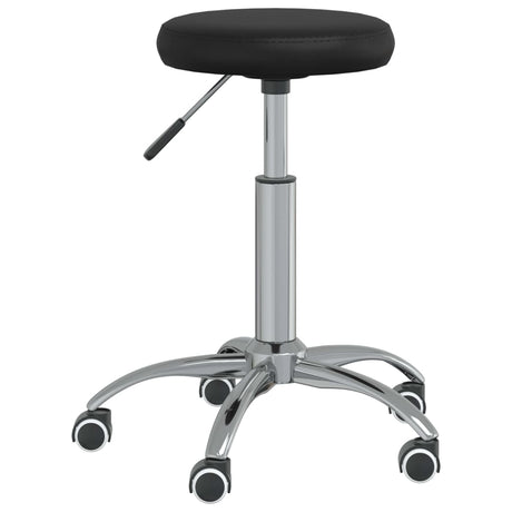Vidaxl Massagehocker Künstliches Leder schwarz