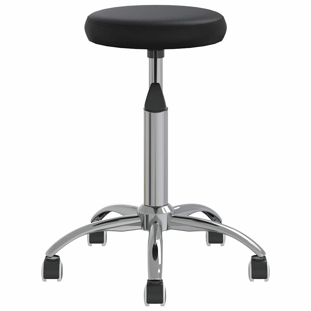 Vidaxl Massagehocker Künstliches Leder schwarz