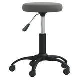 Vidaxl Massage Stuhl Velvet Dunkelgrau