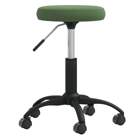 VidaXL Massagehocker Samt dunkelgrün