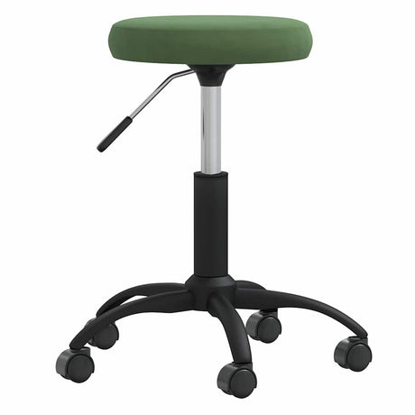 VidaXL Massagehocker Samt dunkelgrün
