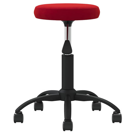 VidaXL Massagehocker Samt weinrot