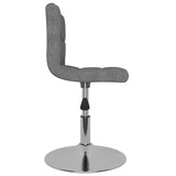 Vidaxl eetkamerstoelen 4 st draaibaar stof lichtgrijs