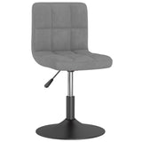 Vidaxl eetkamerstoelen draaibaar 4 st fluweel lichtgrijs