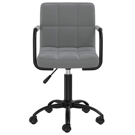 Vidaxl eetkamerstoelen draaibaar 4 st fluweel donkergrijs