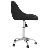Vidaxl eetkamerstoelen draaibaar 4 st kunstleer zwart