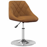 Vidaxl eetkamerstoelen draaibaar 4 st fluweel bruin
