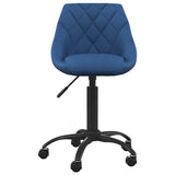 Vidaxl kantoorstoel fluweel blauw