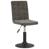 Vidaxl eetkamerstoelen draaibaar 4 st fluweel donkergrijs