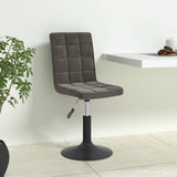 Vidaxl eetkamerstoelen draaibaar 4 st fluweel donkergrijs