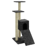 Vidaxl -Katzenmöbel mit Sisal -Kratzern 92 cm dunkelgrau