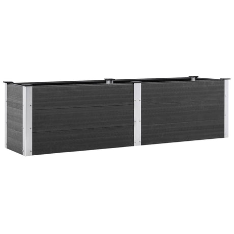 VIDAXL -Pflanzer erhöhte 200x50x54 cm HKC Gray