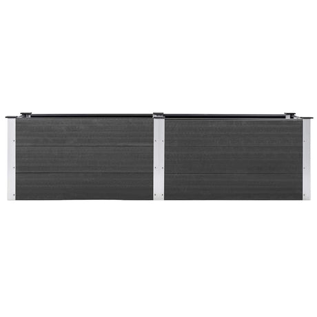 VIDAXL -Pflanzer erhöhte 200x50x54 cm HKC Gray