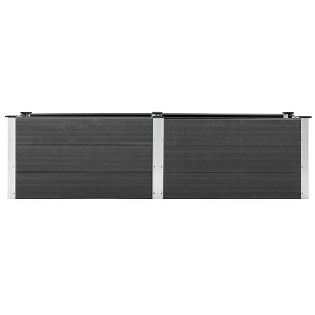 VIDAXL -Pflanzer erhöhte 200x50x54 cm HKC Gray