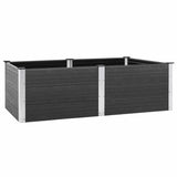 VIDAXL -Pflanzer erhöht 200x100x54 cm HKC Gray