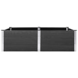 VIDAXL -Pflanzer erhöht 200x100x54 cm HKC Gray