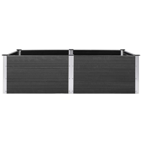 VIDAXL -Pflanzer erhöht 200x100x54 cm HKC Gray