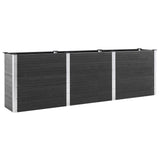 VIDAXL -Planungsbox erhöht 300x100x91 cm HKC Grau