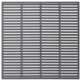 Vidaxl Lamellenhek 180x180 cm HKC Grau