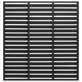 VIDAXL -Zauntafel 180x180 cm HKC Schwarz