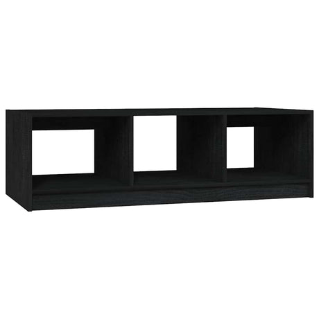 Vidaxl salontafel 110x50x34 cm massief grenenhout zwart