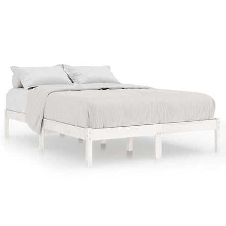 Vidaxl bedframe massief grenenhout wit 140x200 cm
