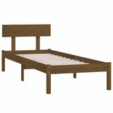 Vidaxl bedframe massief grenenhout honingbruin 90x190 cm