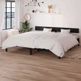 Vidaxl bedframe massief grenenhout zwart 180x200 cm