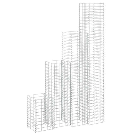 Vidaxl Schanskorf Pflanzer 4 ST 30x30x50 100 150 200 cm Eisen